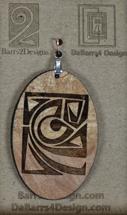 Wooden Pendant - 17-1