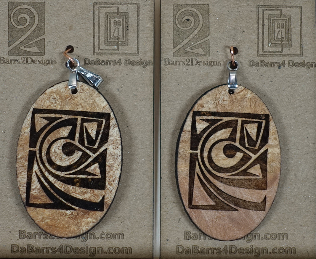 Wooden Pendant - 17