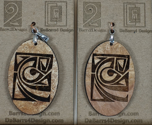Wooden Pendant - 17
