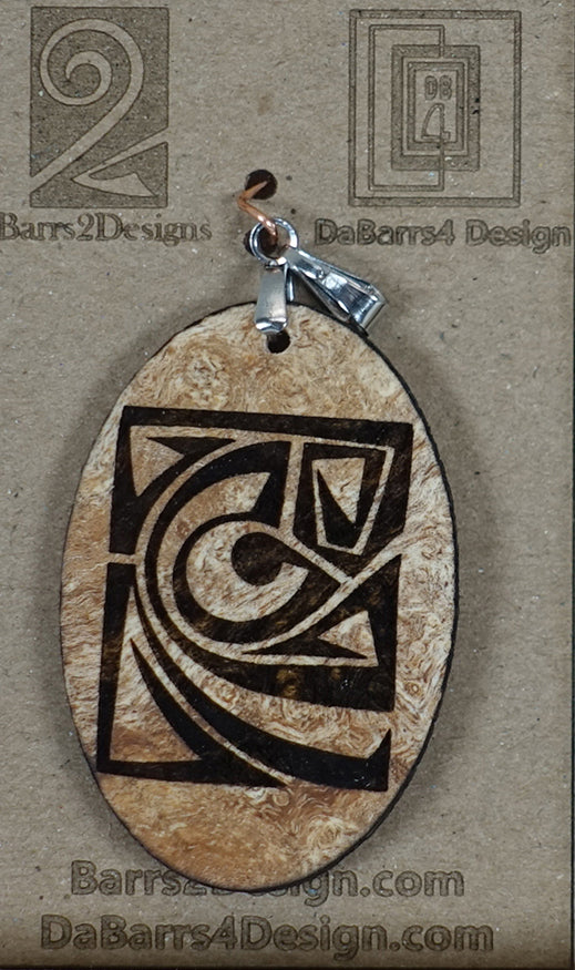 Wooden Pendant - 17