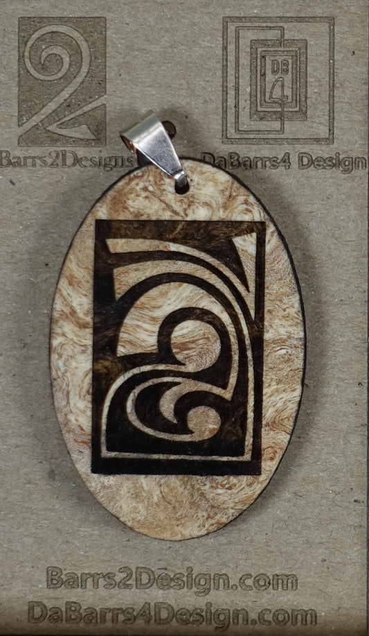 Wooden Pendant - 2