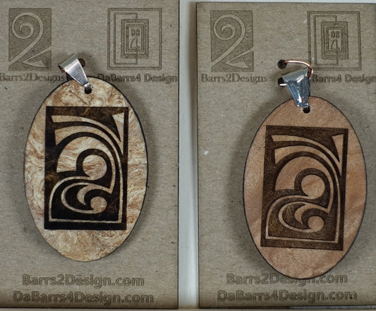 Wooden Pendant - 2