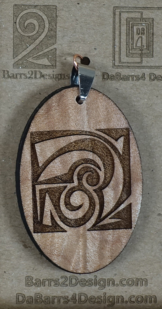 Wooden Pendant - 3-1