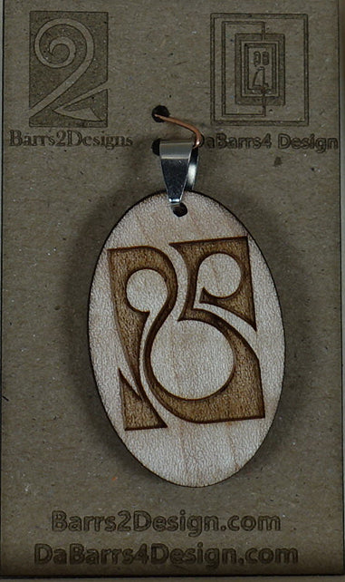 Wooden Pendant - 4-4