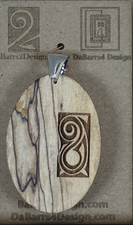 Wooden Pendant - 6