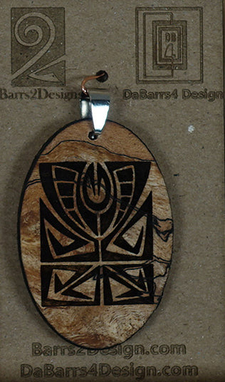 Wooden Pendant - 9-2