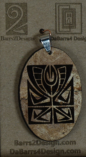 Wooden Pendant - 9-3