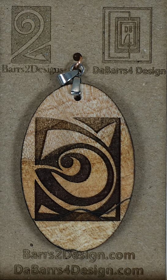 Wooden Pendant - 1-1