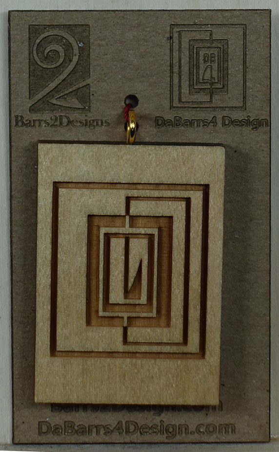 Wooden Pendant - 38
