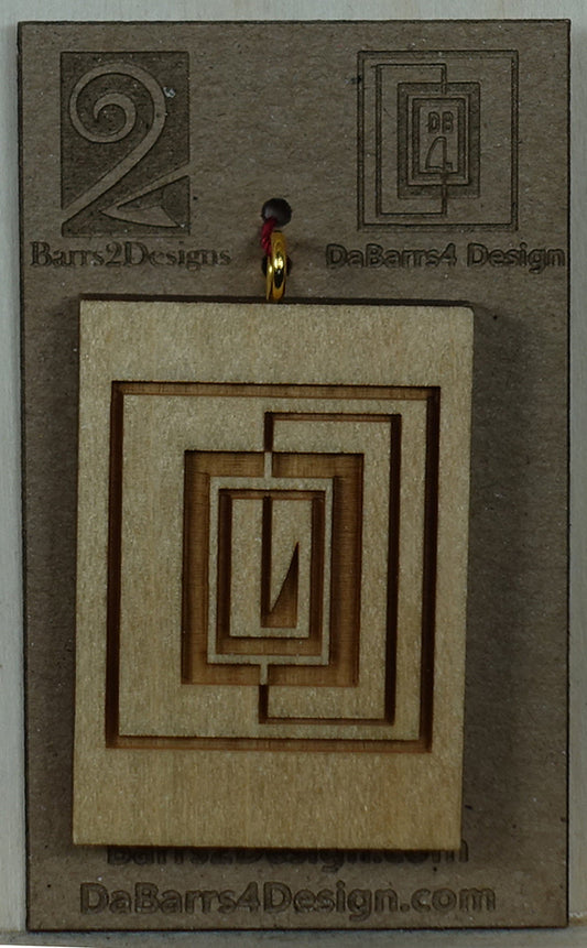 Wooden Pendant - 38