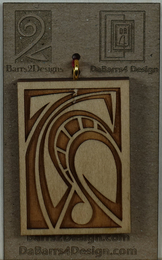 Wooden Pendant - 41