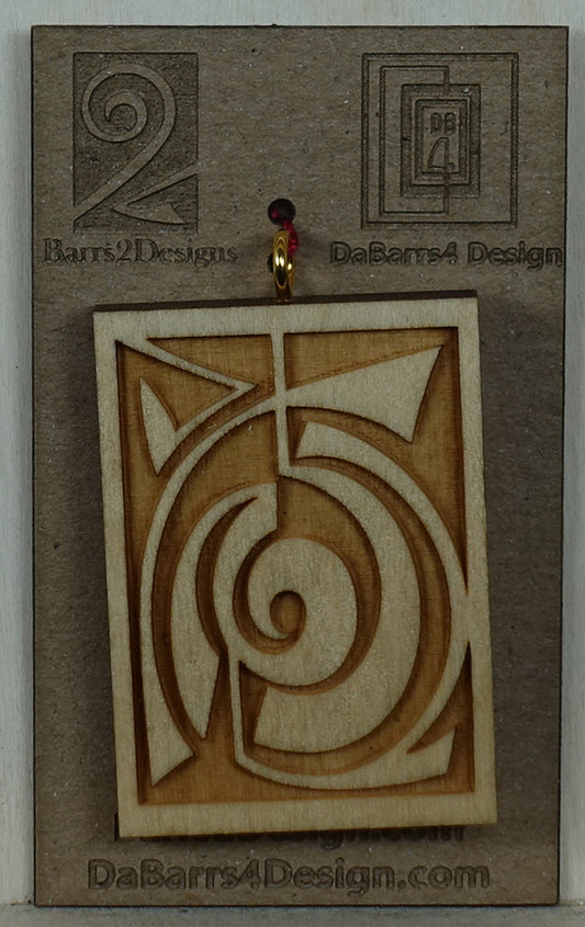 Wooden Pendant - 24